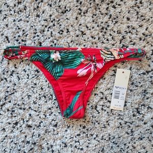 NWT Roxy Cuba Gang Surfer Bikini Bottom M